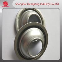 China SPTE Aerosol Cone Tinplate Lid Dome Bottoms For Aerosol Tin Can Non Spill Cover factory