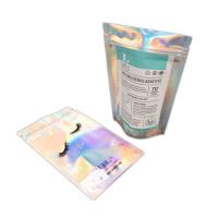 China Holographic Plastic Pouch ISO 9001/2008 Cosmetic Packaging Bag factory