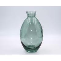 China H12cm Elegant Green Glass Vase Tiny Centerpiece for Single Flower Arrangements Mini Home Decor factory