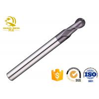 Quality CNC Two Flute Carbide Ball End Mill High Strength Accuracy More Than 0.01mm for sale