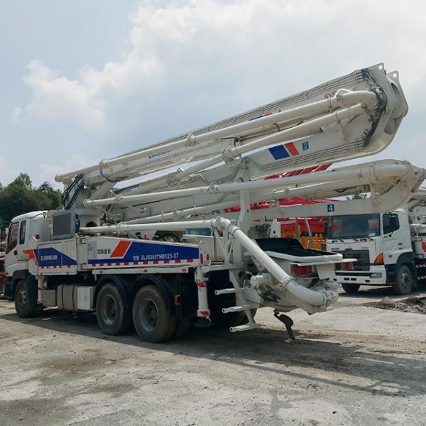 Quality 37m 265KW Boom Pressure Concrete Pump Truck Mounted ISUZU CYZ51Q for sale