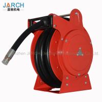 China Low Pressure Retractable Extension Hose Reel Hydraulic Drives Anti Static For Fuel Tanker Truck factory
