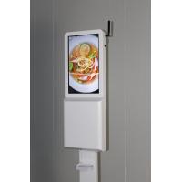 China Automatic Soap Dispenser with digital signage lcd advertising display for sale
