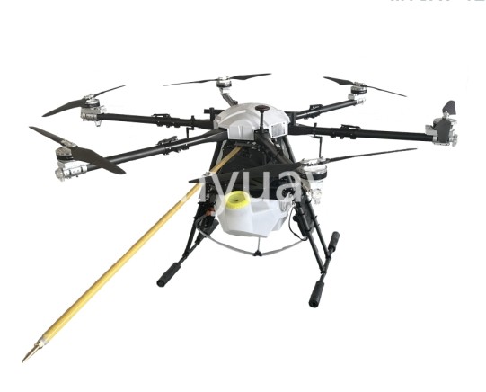 Quality MYUAV 100m High Wall Cleaning Tether Drone System Model Number M12K Version V04 for sale