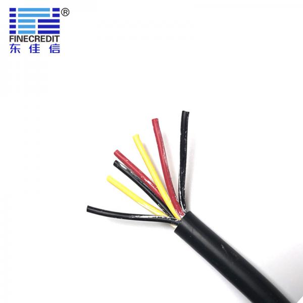 Quality UL 2464 24AWG 2C / 3C / 4C / 5C /6C Industrial Flexible Cable Signal Control for sale