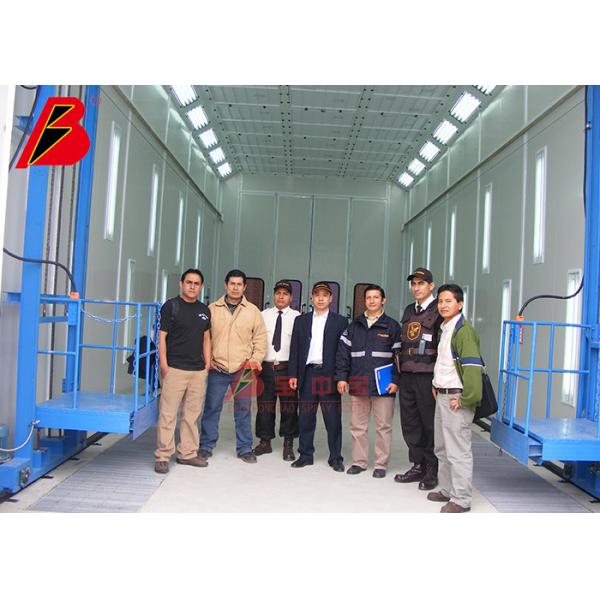 Quality Gas Heat System CE 65Kw Bus Spray Booth for sale