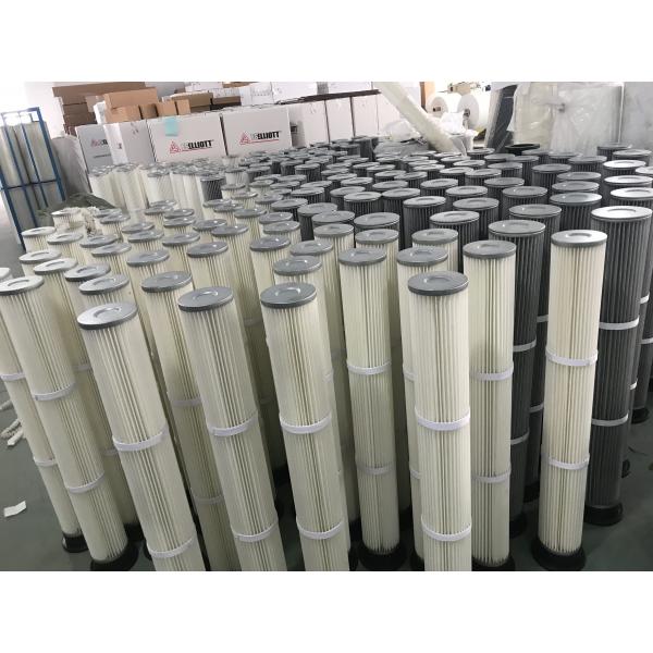 Quality Industrial Polyester Pleated Dust Cartridge Pulse Dust Filter Bag OEM Design for sale
