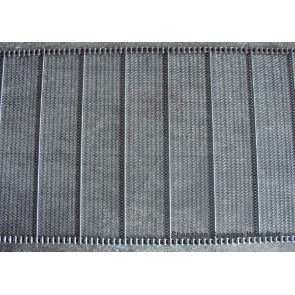 Quality Precise Plate Chain Conveyor Belt Durable Knuckled Selvedge 10.0mm Thick for sale