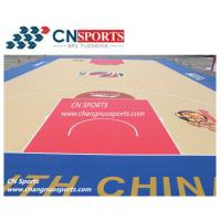 Quality Water Resistance Wooden Crystal Basketball Flooring Anti Slide for sale