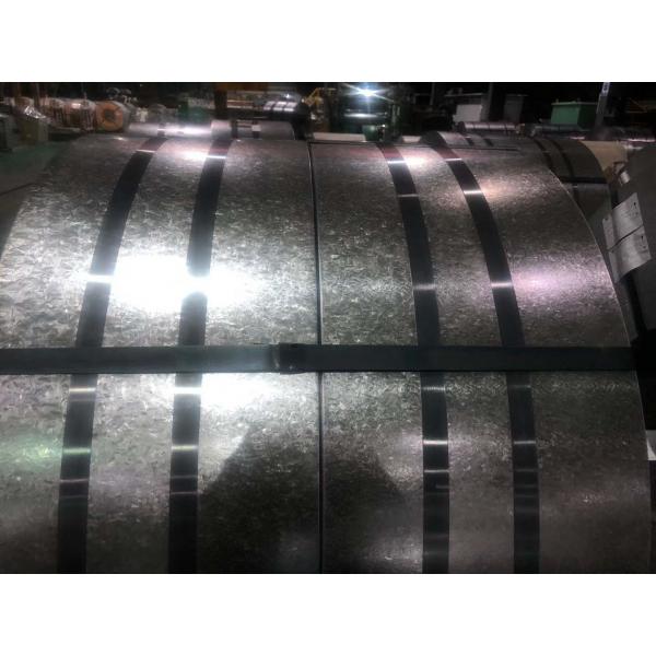 Quality Container Plate Width 750mm Hot Dipped Galvanized Steel Strip DX51D for sale