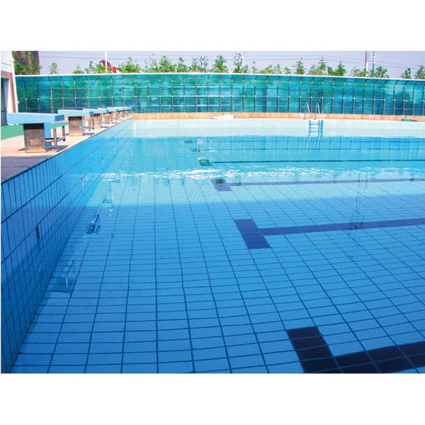 Quality 24kg/ctn 115x240mm Swimming Pool Mosaic Tiles Ceramic Outdoor Indoor Pool 6mm for sale
