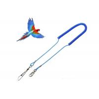 China Retractable Steel Reinforced Parrot Safe Rope , Safty Bungee Lanyard Strech 3 Meters factory