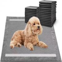 China Non-woven Fabric Bamboo Fiber Carbon Charcoal Pet Underpad Training Pad 60*90 for Puppy for sale