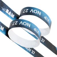 Quality Stylish Custom Printed Event Wristbands , Waterproof DuPont Tyvek Wristbands for sale