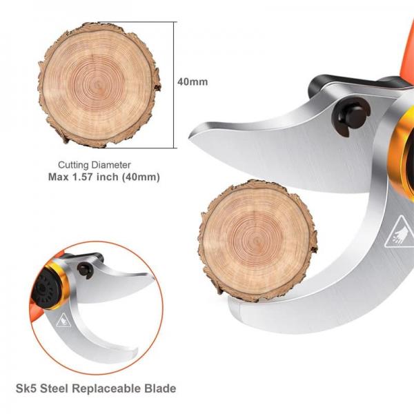Quality 1000W Cordless Garden Pruning Shears With Rechargeable Batteries 2000mAh 21V for sale