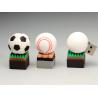 China Custom Design 3D Football/Soccer Soft PVC USB flash Drive 64Gb Pen Drive factory