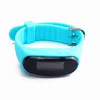 China Silica Gel Fitness Step Tracker Wristband Customized Wearable Step Counter factory