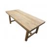 China Oak Wood Leg Wood Top Dining Table For Home Restaurant Hotel factory