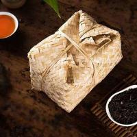Quality Slimming Anhua Dark Tea , Chinese Compressed Tea Brick Custom Gift Package for sale