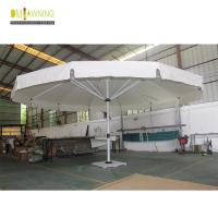 China 4m 5m Double Top Patio Umbrella Large Garden Parasol With Base factory