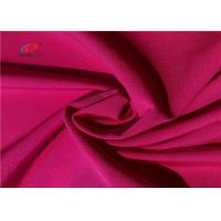 China Shiny Polyester Elastic Fabric , Satin Polyester Spandex Blend Fabric For Sport factory