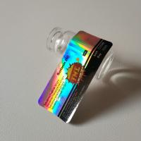 China Waterproof Laser PET 10ml Hologram vial Vial Labels factory