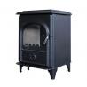 China Steel Chimney Cast Iron Wood Burning Stove Antique Bronze Color factory