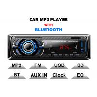 Quality Hands Free Calls Car Radios With Aux Car Stereo Head Unit With Bluetooth 3 Band for sale