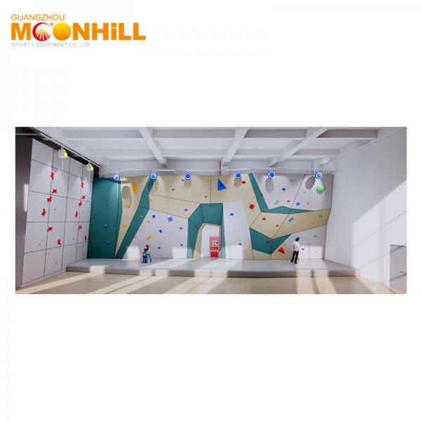 Quality Gym Park Indoor Climbing Wall Commercial Corrosion Resistant Customized for sale