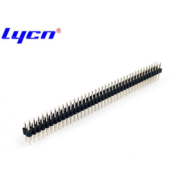 Quality 2.54mm Pitch Double Row Pin Header Connector Current Rating 3.0A for sale