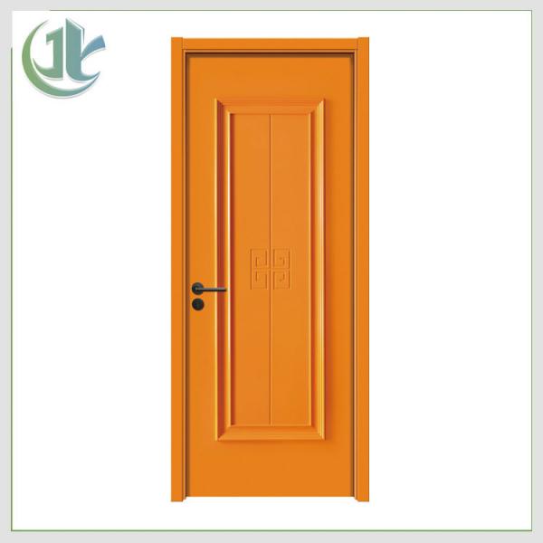 Quality Eco Friendly Soundproof WPC Interior Door Moisture Resistant 45mm Thickness for sale