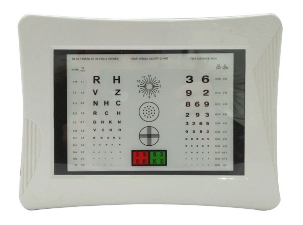 Quality LED Lamp Eye Chart Projector , Digital Visual Acuity Chart Small Size for sale