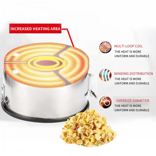 Quality Industrial Popcorn Vending Snack Food Machinery Electricity Power for sale