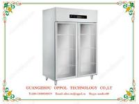 China OP-602 Hotel Glass Door Freezer Display Refrigerator Showcase Freezer factory