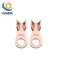 China Electric Wire Connector with Tin Coated Copper Tube Compression Cable Lugs Ferrule factory