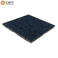 China Fitness Rubber Flooring Tile 1000x1000mm Anti Slip EPDM Mat For Gym factory