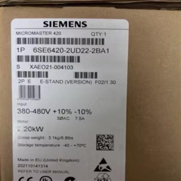 Quality 2.2KW Siemens Frequency Converter Not AOP 6SE6440-2UD22-2BA1 for sale
