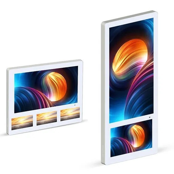 Quality 32 Inch Elevator Advertising Display 4G Android Multi Screen Video Advertising for sale