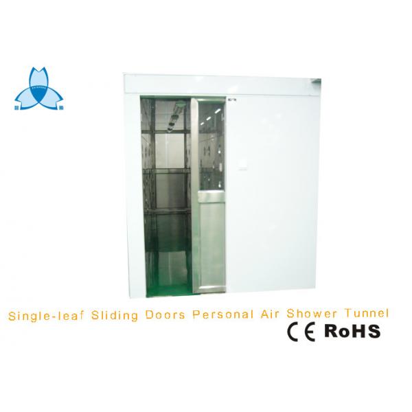 Quality Straight Through Painted Steel Clean Room Air Shower With Stainless Steel 304 Doors for sale