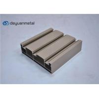 China Standard Tan Powder Coating Aluminum Extrusion Shapes With Alloy 6063-T5 factory