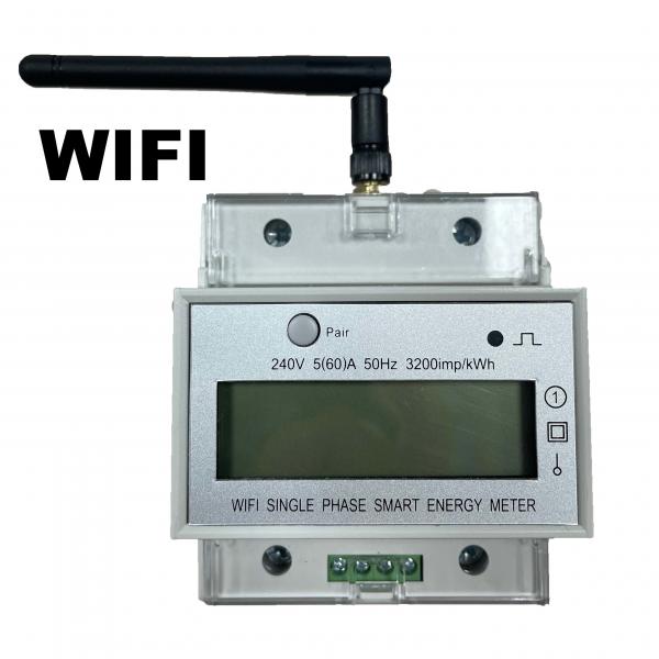 Quality 220v 5(60)A Ac Prepaid Electronic Energy Meter Wifi Energy Meter 3 Phase Din for sale