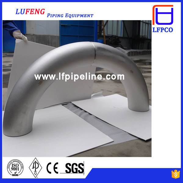 Quality Mirror or Satin Pipe Elbow Pemco 90 Degree Stainless steel elbow for Staircase for sale