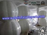 China White 1.0mm TPU Inflatable Bumper Ball Rental ODM / OEM Available factory