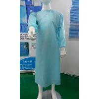China Elastic Wrists AAMI Level 2 Isolation Gowns Over The Head Style Neck Latex Free factory