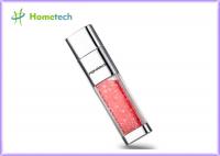 China Transparent crystal red decoration screen novelty flash drives Promotional gift factory