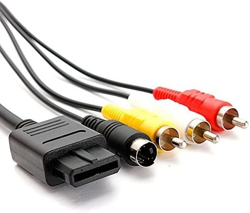 China PVC Jacket Gamecube Audio Video Cable For Gamecube SNES NGC N64 Console factory