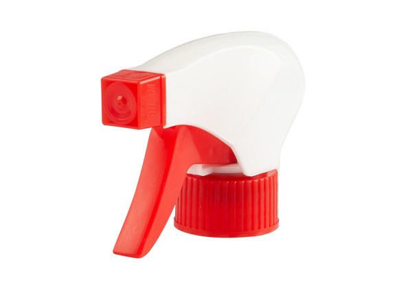 Quality Plastic Red White  Trigger Pump Sprayer 28 400 For Household Cleaning for sale