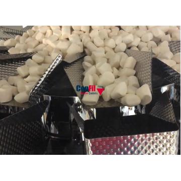 Quality Multihead Weighing Machine Multihead Weigher for Candy Marshmallow Filliing for sale