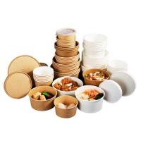 China Eco Friendly Food Container Paper Box Hamburger Sushi Noodle Takeaway Containers factory