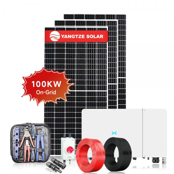 Quality ODM On Grid 100 Kw Solar Inverter Kits System for sale
